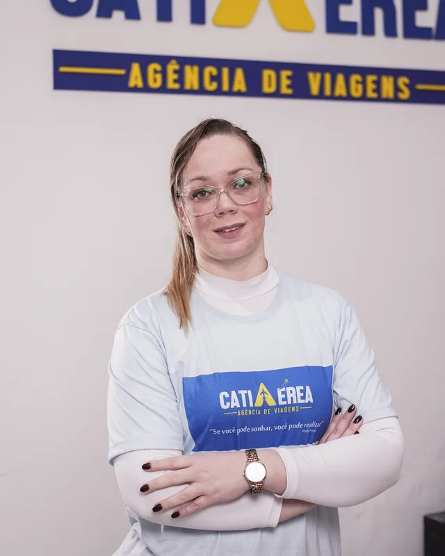 Daiane Lopes, agente de viagens da CatiAérea