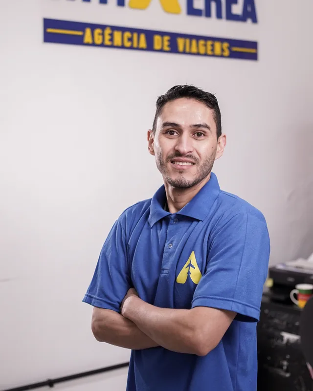 Lucas Marcelino, agente de viagens sênior da CatiAérea
